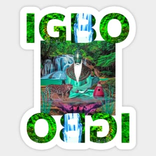 IGBO UKWU By SIRIUS UGO ART Sticker